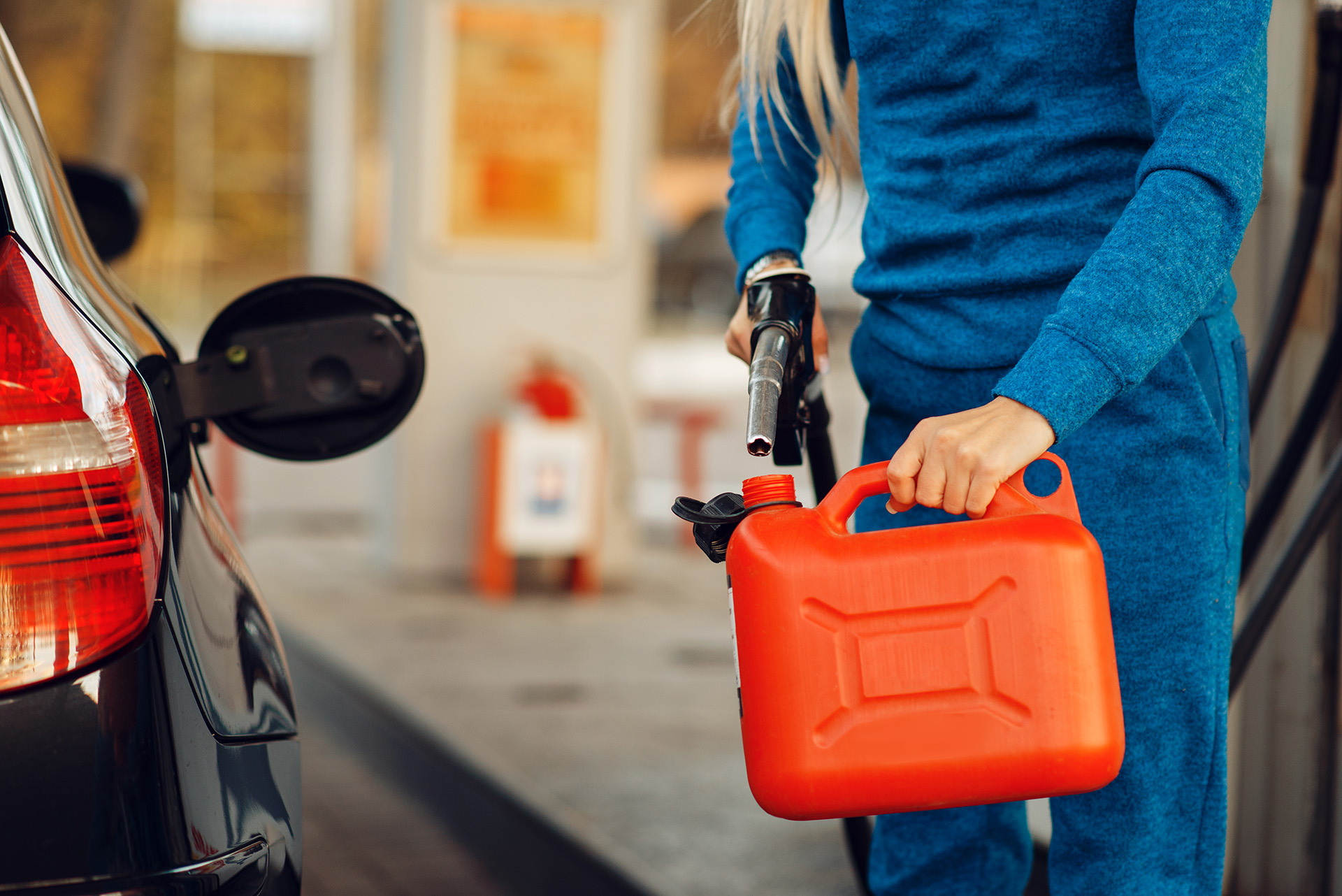 Pénurie de carburant - chauffeur VTC